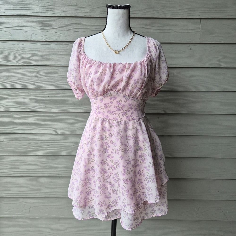 Justify Floral Romper Large Coquette Cottagecore Fairycore Princesscore Dollette